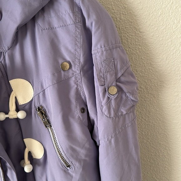 SLY N3B coat jacket size 2 medium purple Moussy - Picture 7 of 9